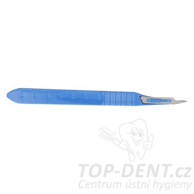 PURE jednorázové skalpely č. 15C (sterilní), 10ks