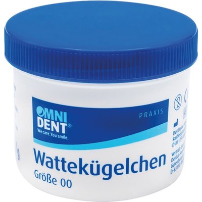 OMNIDENT Vatové Kuličky S00 Ø4mm 4g 1bal