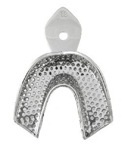 Otiskovací lžíce - dolní perforovaná, lesk, 1 ks - L3 - M