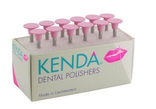Gumki do wypełnień różowe Kenda CGI 909F tarczka 12szt w op. (polerowanie ostateczne kompozytów, kompomerów, glasjonomerów)