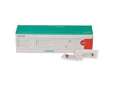 Omnifix - jednorázové injekční stříkačky Luer Lock, 5ml