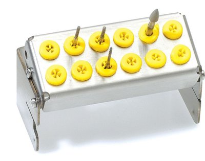 Stojánek na vrtáčky náhradní silikony, 20ks zelené