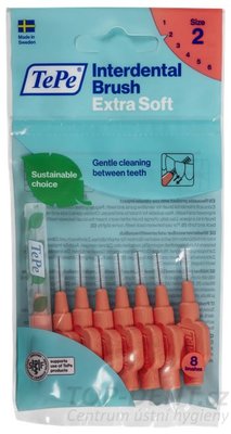 TePe EXTRA SOFT 2 mezizubní kartáčky 0,5 mm, 8 ks