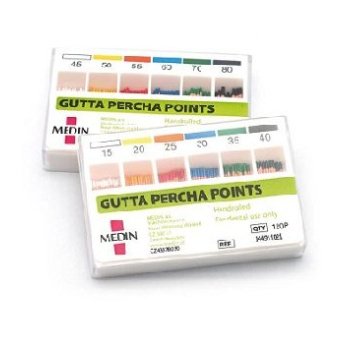 GUTAPERČOVÉ ČEPY standard set 015-040, 120ks