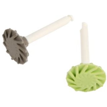 HS-diamantové leštící spirály na kompozita jednorázové, průměr 10 mm, šedé 50ks