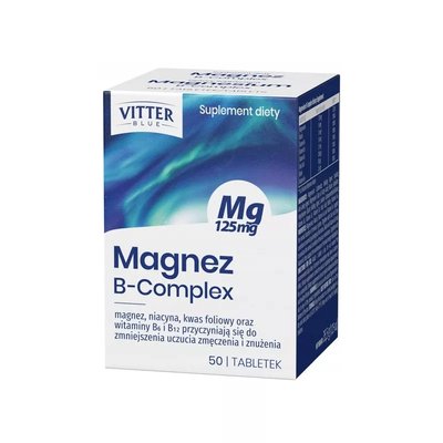 VITTER BLUE B-COMPLEX Magnez B 50 tabl.