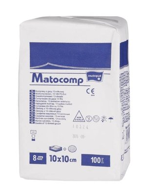 Kompresy gazowe niejałowe Matopat - WARIANTY