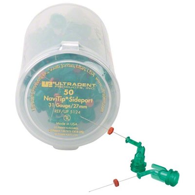 NaviTip Double Sideport - kanyly 27mm, 50ks zelené