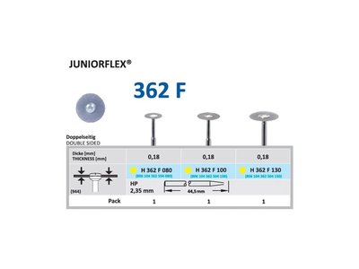 Diamantový disk JUNIORFLEX - oboustranně sypaný, 1cm, extra jemná