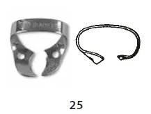 Spona Kofferdam č.25