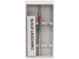 Omni HM-Fräser Schliff 20 - Stück kreuzverzahnt, rot fein, HP, Figur 137, 16 mm, ISO 023