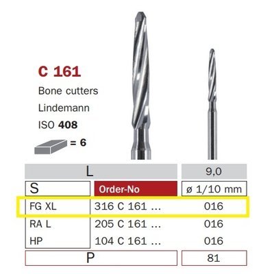 Diaswiss Lindemann C 161, 6ks/balení