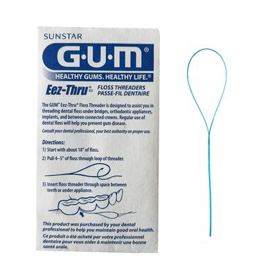 GUM Eez-Thru Floss navlékač zubní nitě 5 ks