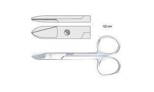 Nożyczki do koron Bee Bee proste 120mm BS.921.120