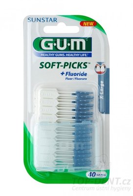 GUM Soft Picks X-Large mezizubní kartáčky, 40ks