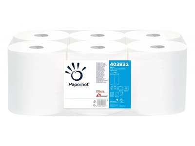 PAPERNET papírový ručník v roli MAXI, 2-vrstvá celulóza, návin 108 m - 6 rolí