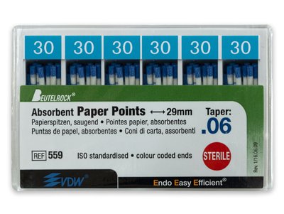VDW - Papírové čepy .06, vel. 030