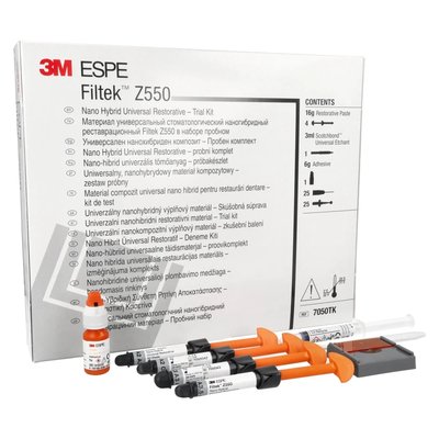 Filtek Z 550 zestaw (4 g x 4 szt. + Adper Single Bond 6 g ) 3M