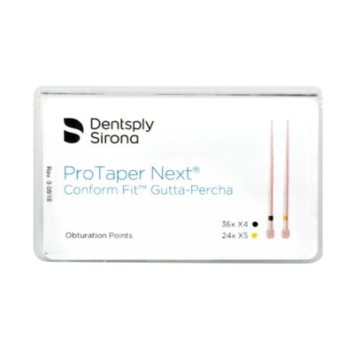 Dentsply Sirona ProTaper Next Gutaperčové Čepy Conform Fit X4/X5 60ks