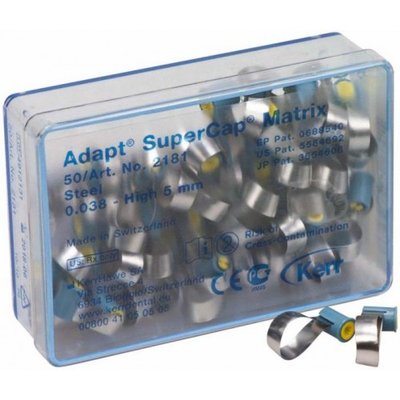 Ocelové matrice Supermat, 0,038 mm, výška 5 mm, 50 ks