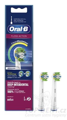 Oral-B FlossAction CleanMaximiser EB 25RB-2, 2 ks náhradní hlavice