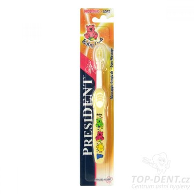PresiDENT dětský zubní kartáček (0-4 roky)