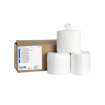 HS-EuroSept Xtra Dezinfekční ubrousky suché 15 x 30 cm, doplňkové balení 3 role x 140 ks