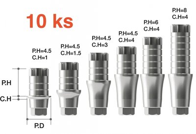 MEGAGEN ZrGEN AR Abutment ø4.0 - MEGAGEN ZrGEN Abutment [AR] o4/ C=0.6/ P=4.5/ Non-Hex - ?