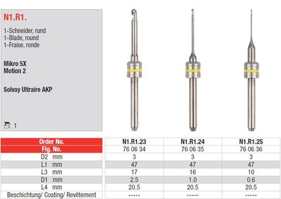 Edenta Lab N1.R1. - CAD/CAM nástroje pre Amann Girrbach - 1 ks