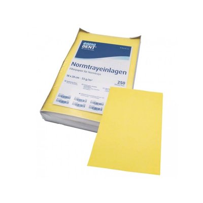 OMNIDENT Filtrační Papír Žlutá 18x28cm 250ks