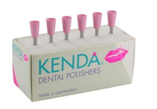 Gumki do wypełnień różowe Kenda CGI 905F kielich długi wąski 6szt (polerowanie ostateczne kompozytów, kompomerów, glasjonomerów)