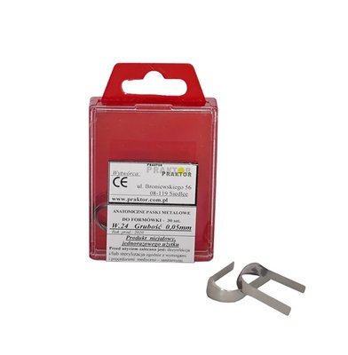 Paski metalowe tłoczone Praktor 24 T1BP 0,05mm