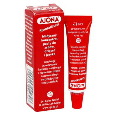 Medyczny koncentrat pasty do zębów 6 ml Ajona