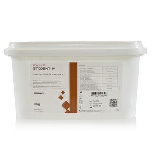 Gips Stodent IV kl. super twardy brązowy - wiaderko 6kg