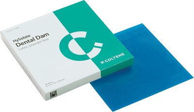HySolate Latex Dental Dam modré medium 152x152, 36 ks