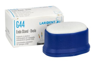 Pojemnik na gąbki endodontyczne owalny - granatowy