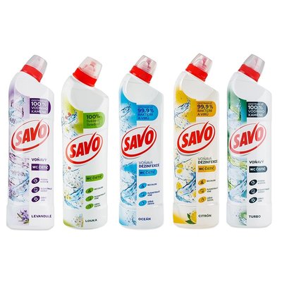 SAVO WC čistič 700 ml - Turbo