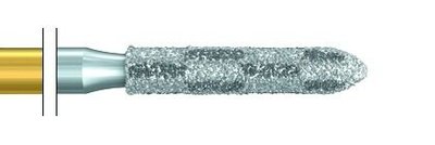 Strukturovaný diamant torpédo D19mm 018, S5878