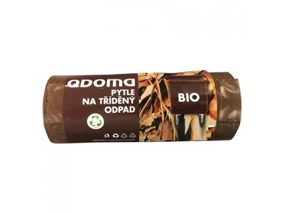 Q-pytle na tříděný odpad BIO LD 60l, hnědé