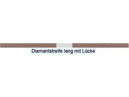 Diamant-Separierstreifen - Packung 10 Stück 356L mit Lücke, 6 mm, Stärke 0,17 mm, 150 mm lang