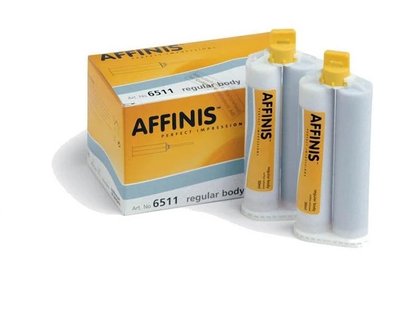 Affinis regular body 2x50ml+końcówki miesz. 12szt.