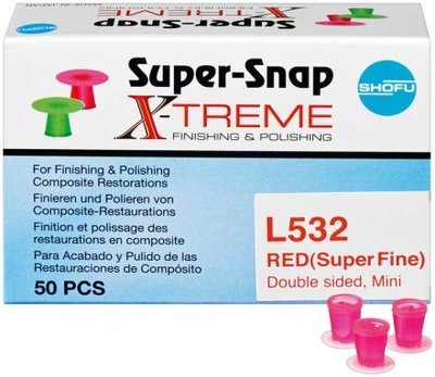 Super-Snap X-treme 8mm extra jemné červené