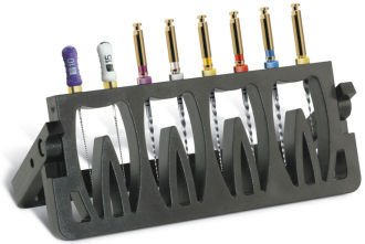 Protaper Sequencer, černý stojan na nástroje