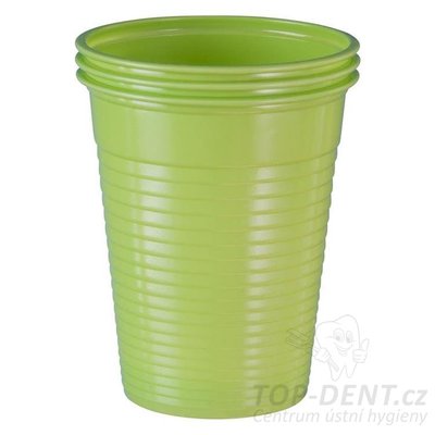 PURE plastové kelímky zelené 180ml, 15x100ks