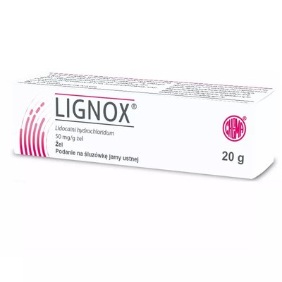 Lignox żel 50 mg/g, 20g Chema