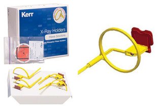 Hawe pozycjoner RTG Super-Bite 1022 Posterior 4szt/op. uchwyt do zdjęć okołowierzchołkowych, czerwony z pierścieniem