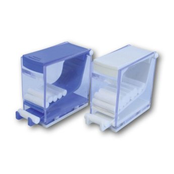 HS-zásobník na vatové válečky Maxima modrý