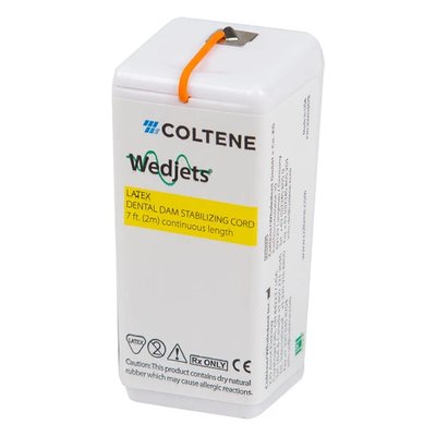 Koferdam gumki zaciskowe Wedjets lateksowe grube pomarańczowe 2,13m