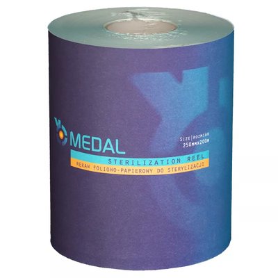 Rękaw do sterylizacji MEDAL 25cm x 200m