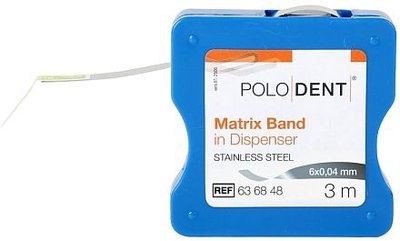 Polodent matricová páska nerezová 6/0,04 mm